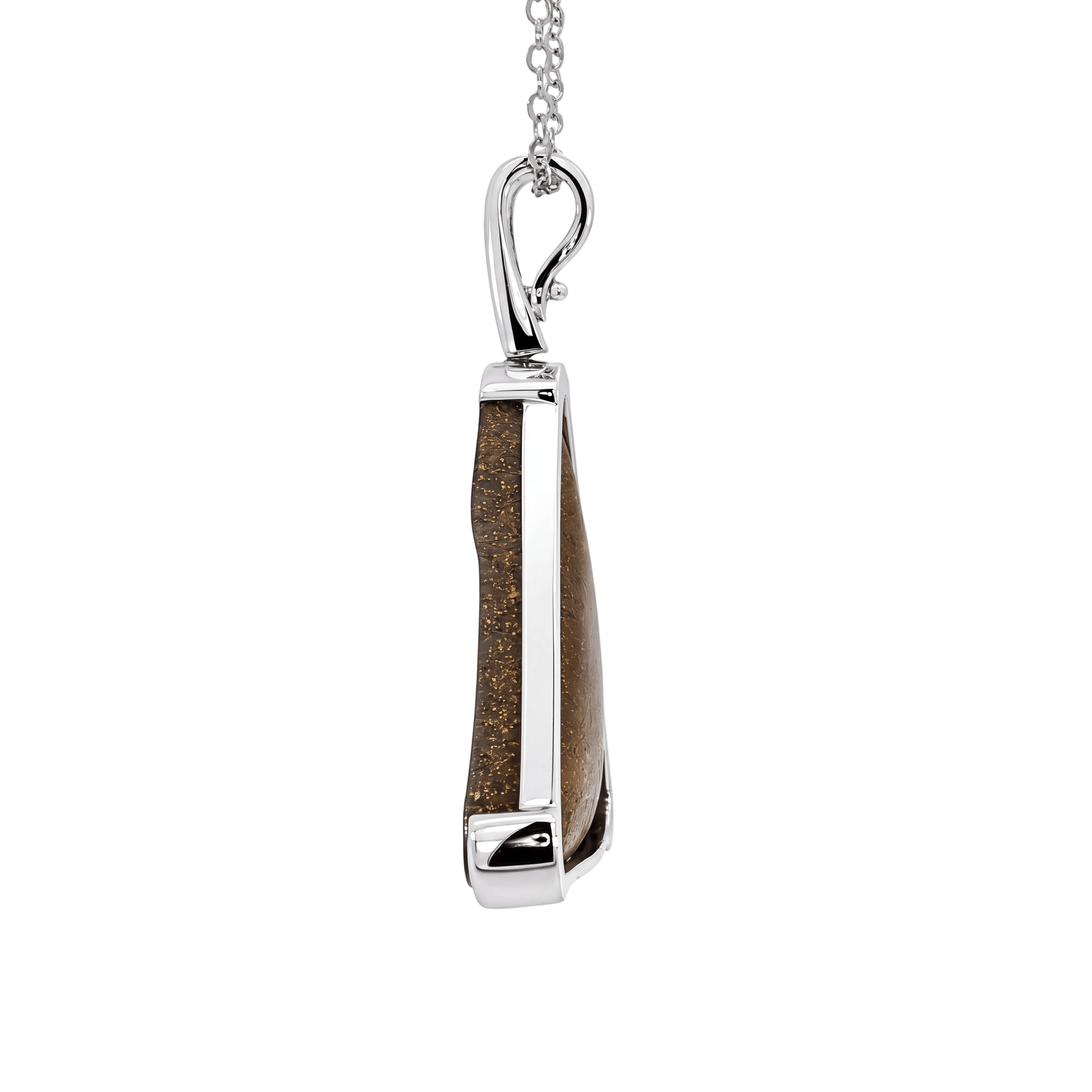 Australian Boulder Opal Pendant in 925 Sterling Silver - Multicolour - Australian Opal Cutters and Pearl Divers