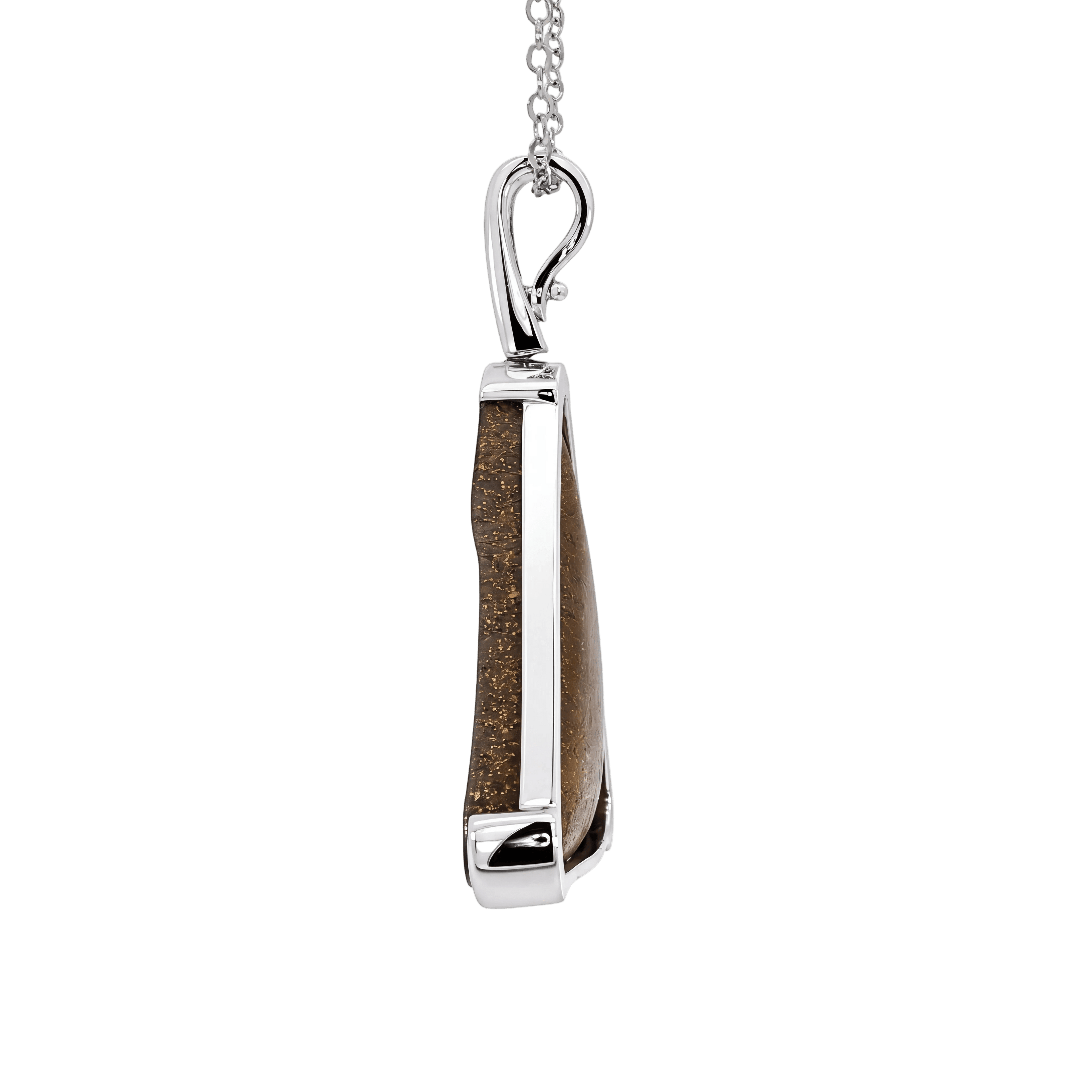 Australian Boulder Opal Pendant in 925 Sterling Silver - Multicolour - Australian Opal Cutters and Pearl Divers