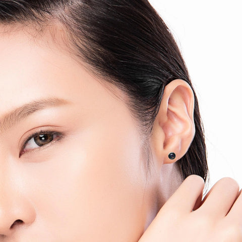 Triplet Opal Earrings in Stainless Steel - Multicolour