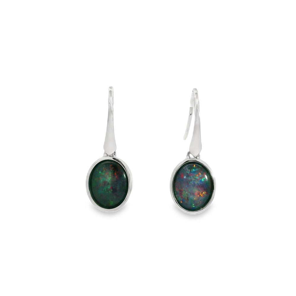 Triplet Opal Earring set in 925 Sterling Silver