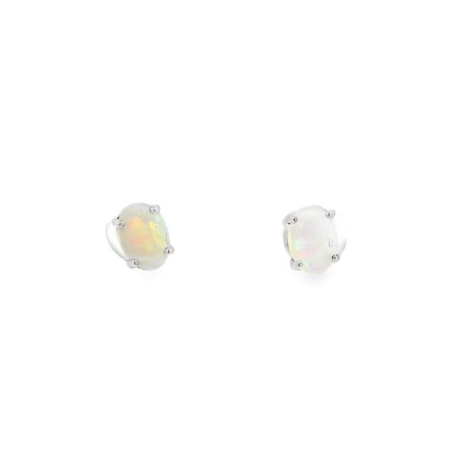 Australian Opal Light Earrings set in Sterling Silver