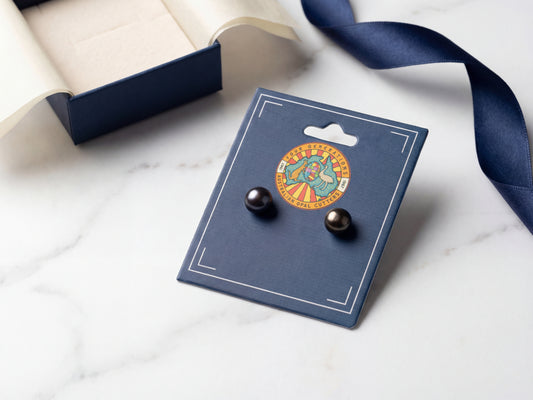 Black Pearl Earrings