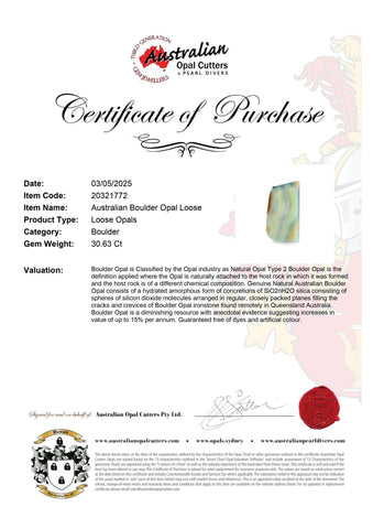 Australian Boulder Opal Loose - Australian Opal Cutters and Pearl Divers
