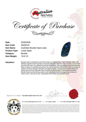 Australian Boulder Opal Loose - Australian Opal Cutters and Pearl Divers