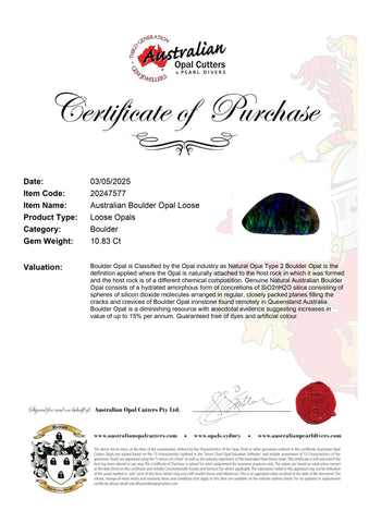 Australian Boulder Opal Loose - Australian Opal Cutters and Pearl Divers