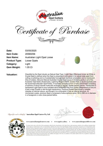 Australian Light Opal Loose - Australian Opal Cutters and Pearl Divers