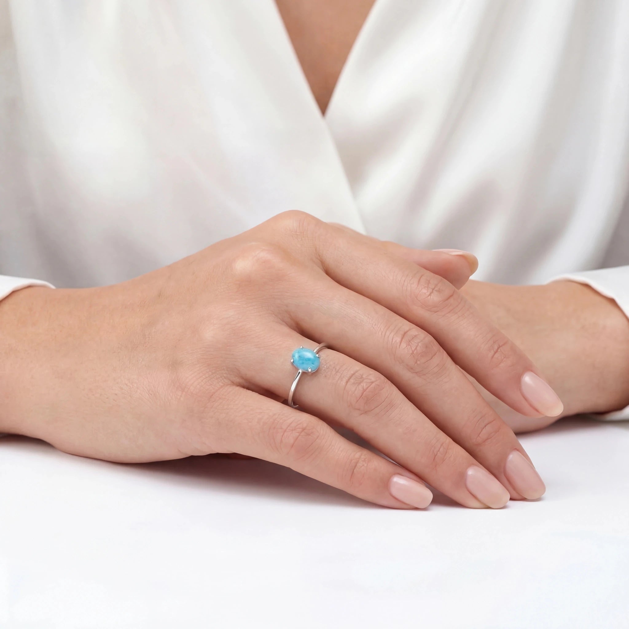 Dark Opal Ring In 925 Sterling Silver - Green-Blue - Australian Opal Cutters and Pearl Divers