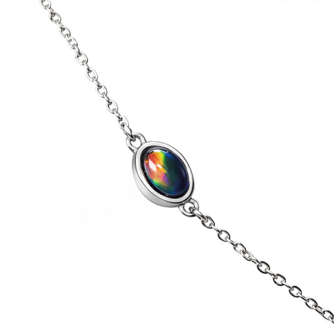 Multicolour Opal Necklace & Bracelet Set - Australian Opal Cutters and Pearl Divers