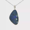 Australian Doublet Opal Pendant set in 925 Sterling Silver - Multicolour