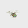 Boulder Opal Ring set in 925 Sterling Silver - Multicolour