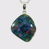 Triplet Opal Pendant in 925 Sterling Silver - Multicolour