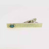 Triplet Tie Clip in Sterling Silver - Multicolour