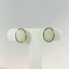 Light Opal Earrings in 925 Sterling Silver - Multicolour