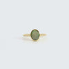 Dark Opal Ring in 14K Yellow Gold - Multicolour