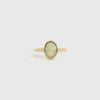 Dark Opal Ring in 14K Yellow Gold - Multicolour
