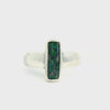 Boulder Opal Ring set in 925 Sterling Silver - Green-Blue