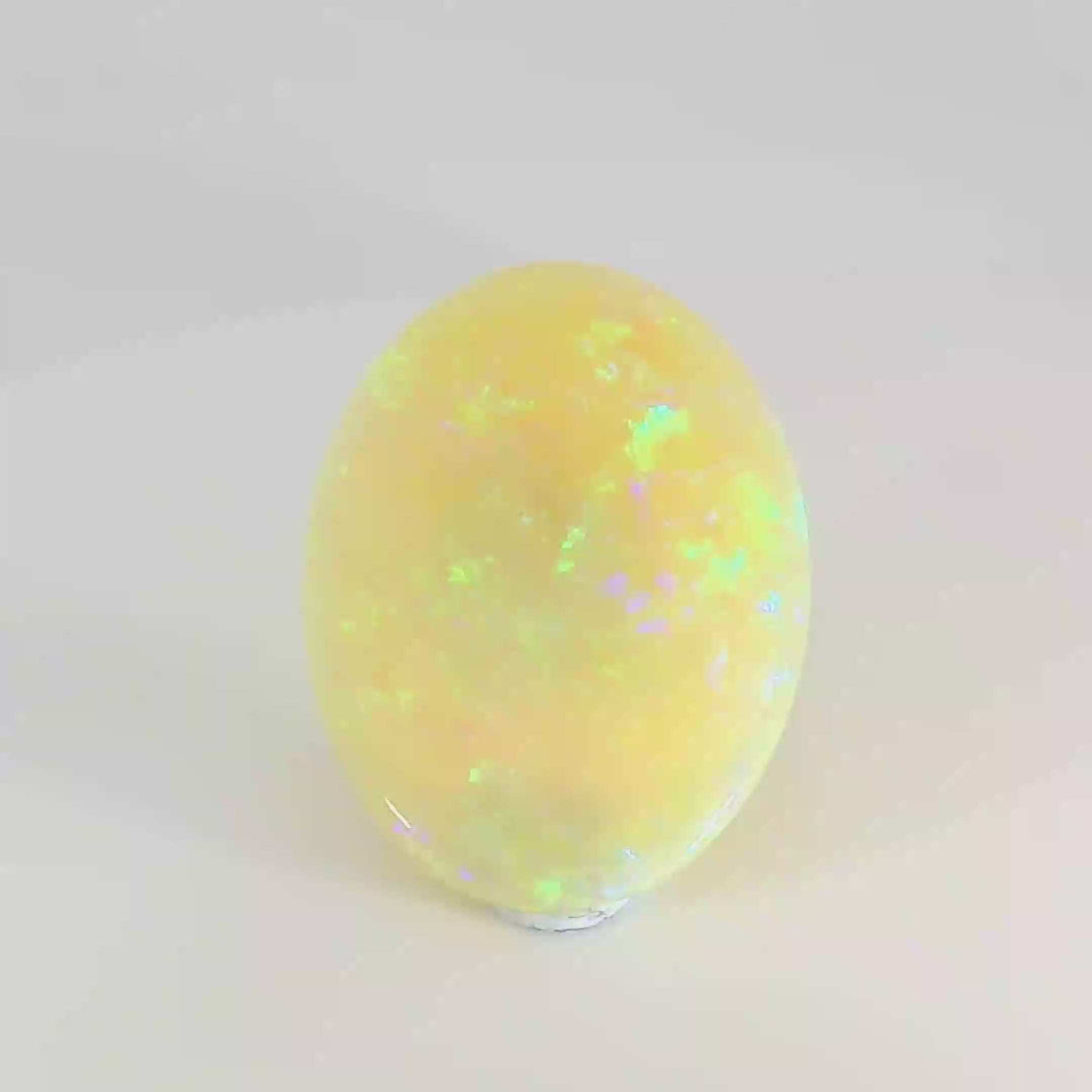 Vibrant Yellow Opal Gemstone