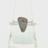 Boulder Opal Ring set in 925 Sterling Silver - Multicolour