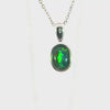 Triplet Opal Pendant in 925 Sterling Silver - Multicolour
