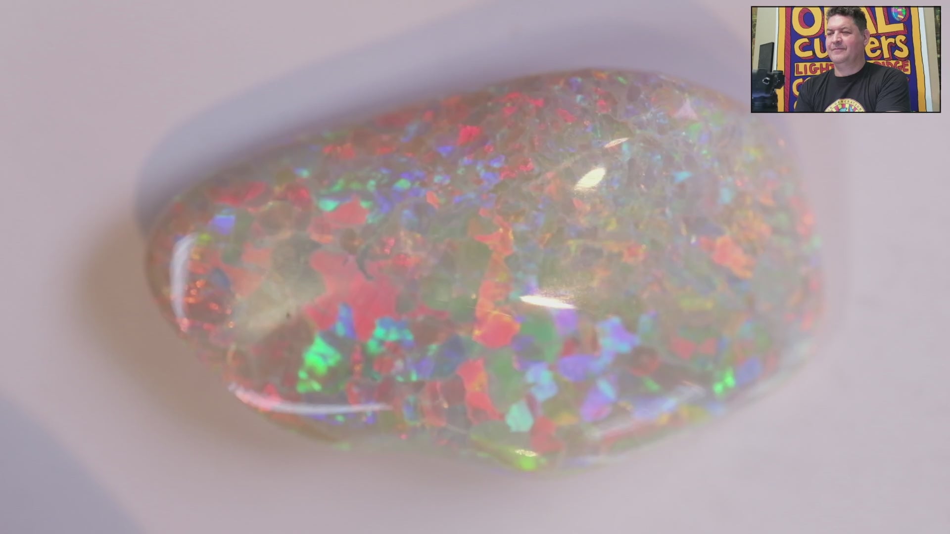 Vibrant Opal Gemstone