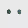 Triplet Opal Earrings in Stainless Steel - Multicolour