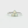 Light Opal Ring in 925 Sterling Silver - Multicolour