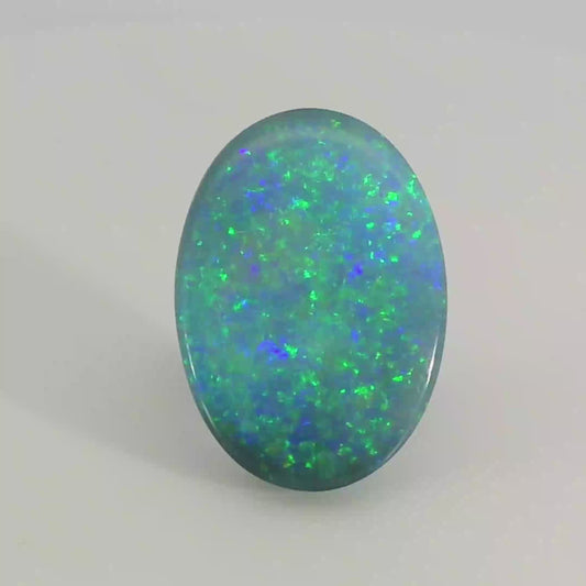 Vibrant Blue Opal Gemstone