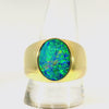 Doublet Opal Men's Ring in 14K Yellow Gold - Multicolour