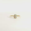 Light Opal Ring in 14K Yellow Gold - Multicolour