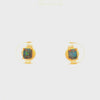 Boulder Opal Earrings set in Gold Plated Sterling Silver
