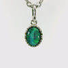 Triplet Opal Pendant in 925 Sterling Silver - Multicolour