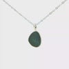 Australian Doublet Opal Pendant set in 925 Sterling Silver - Multicolour