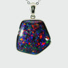Triplet Opal Pendant in 925 Sterling Silver - Multicolour