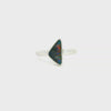 Boulder Opal Ring set in 925 Sterling Silver - Multicolour