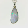 Dark Opal Pendant in 925 Sterling Silver - Multicolour