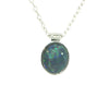 Triplet Opal Pendant set in 925 Sterling Silver - Multicolour - Australian Opal Cutters and Pearl Divers