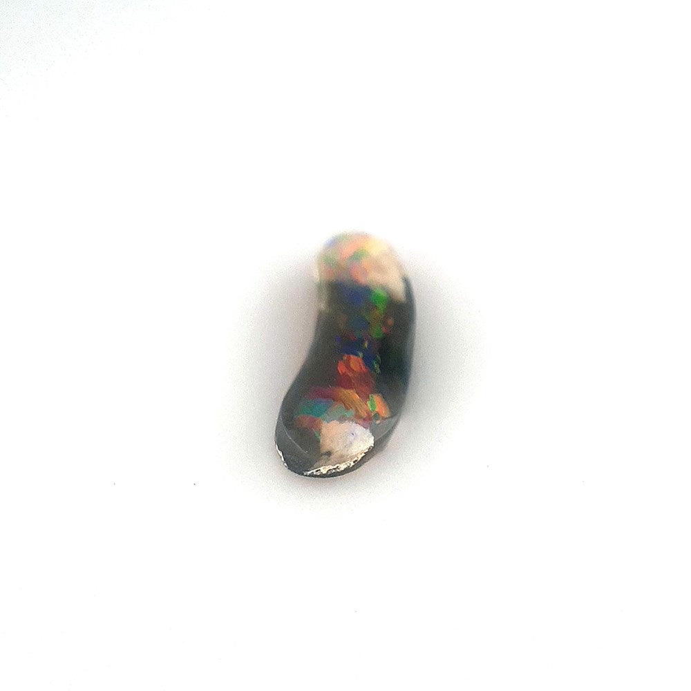 Australian Black Opal Loose (Un-Set) Gemstone 0.63 carats measuring 11.06x4.14mm